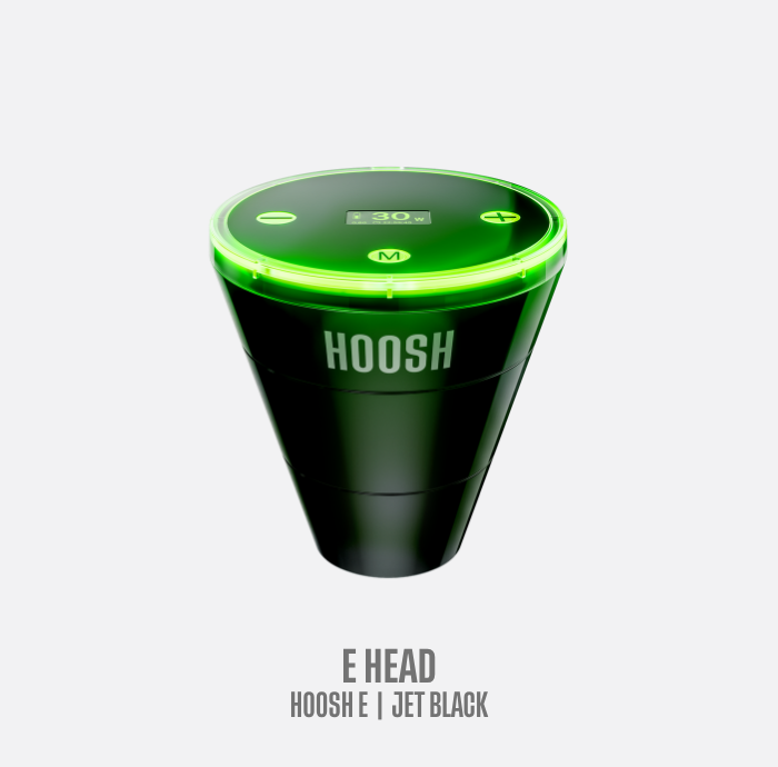 E-HEAD JET BLACK – CLUB Hoosh
