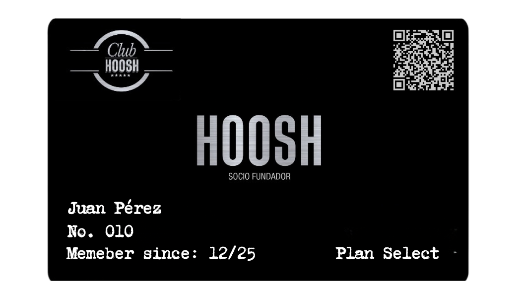 Membresía CLUB HOOSH | Select